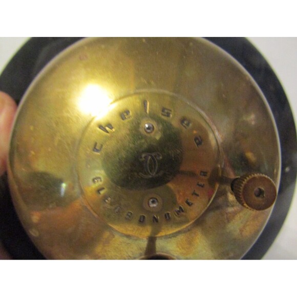 Art Deco Chelsea Elecronometer Desk Clock Model VE Vintage Black Bakelite Works - Picture 6 of 9